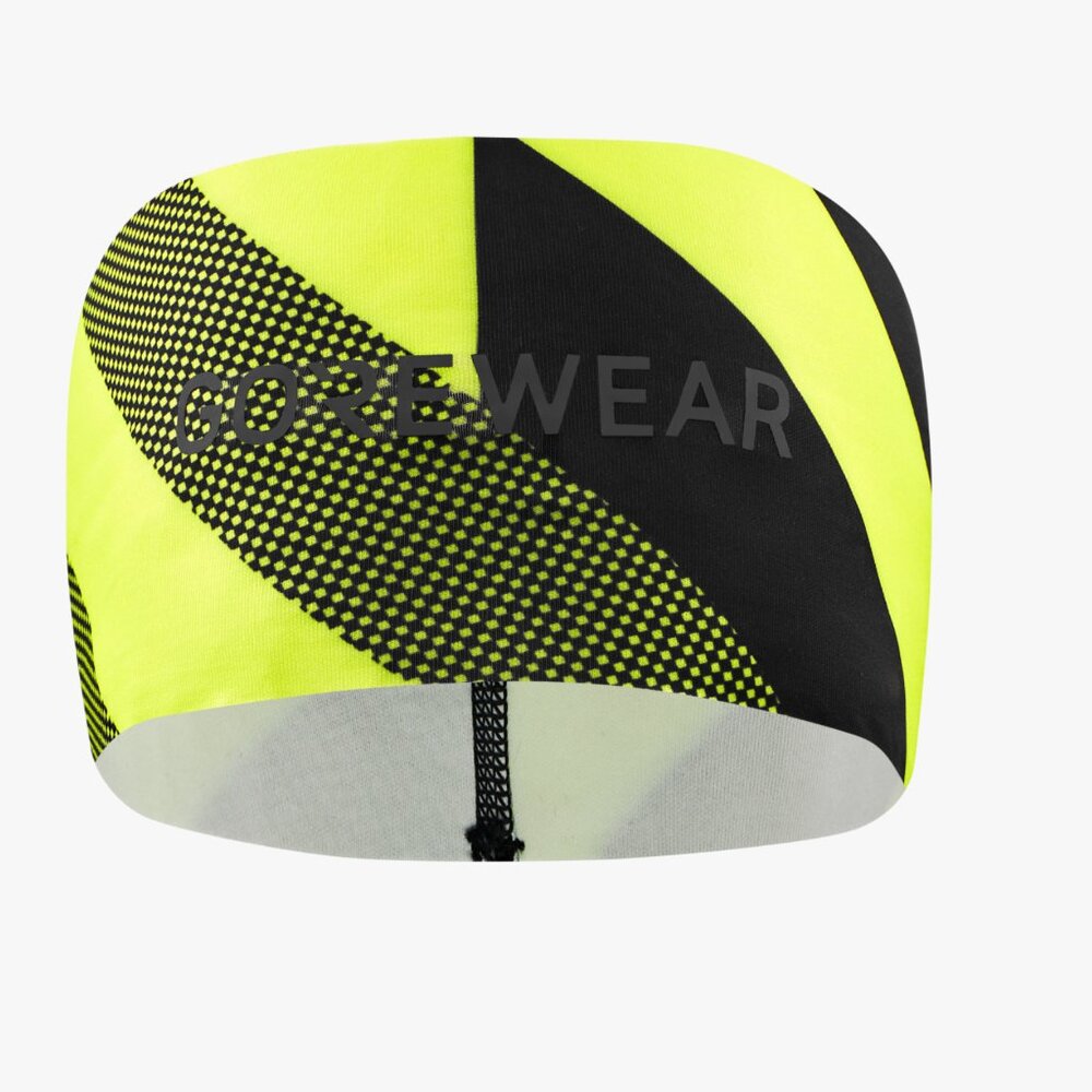 NWT Gorewear Essence Light Headband - neon yellow/black